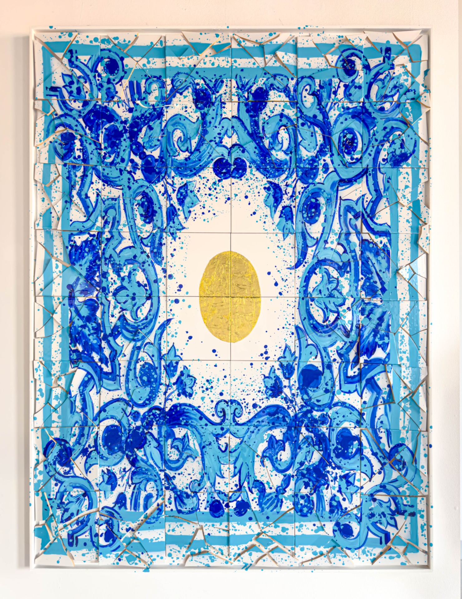 Blue Abstract 2 - 165 cm x 120 cm