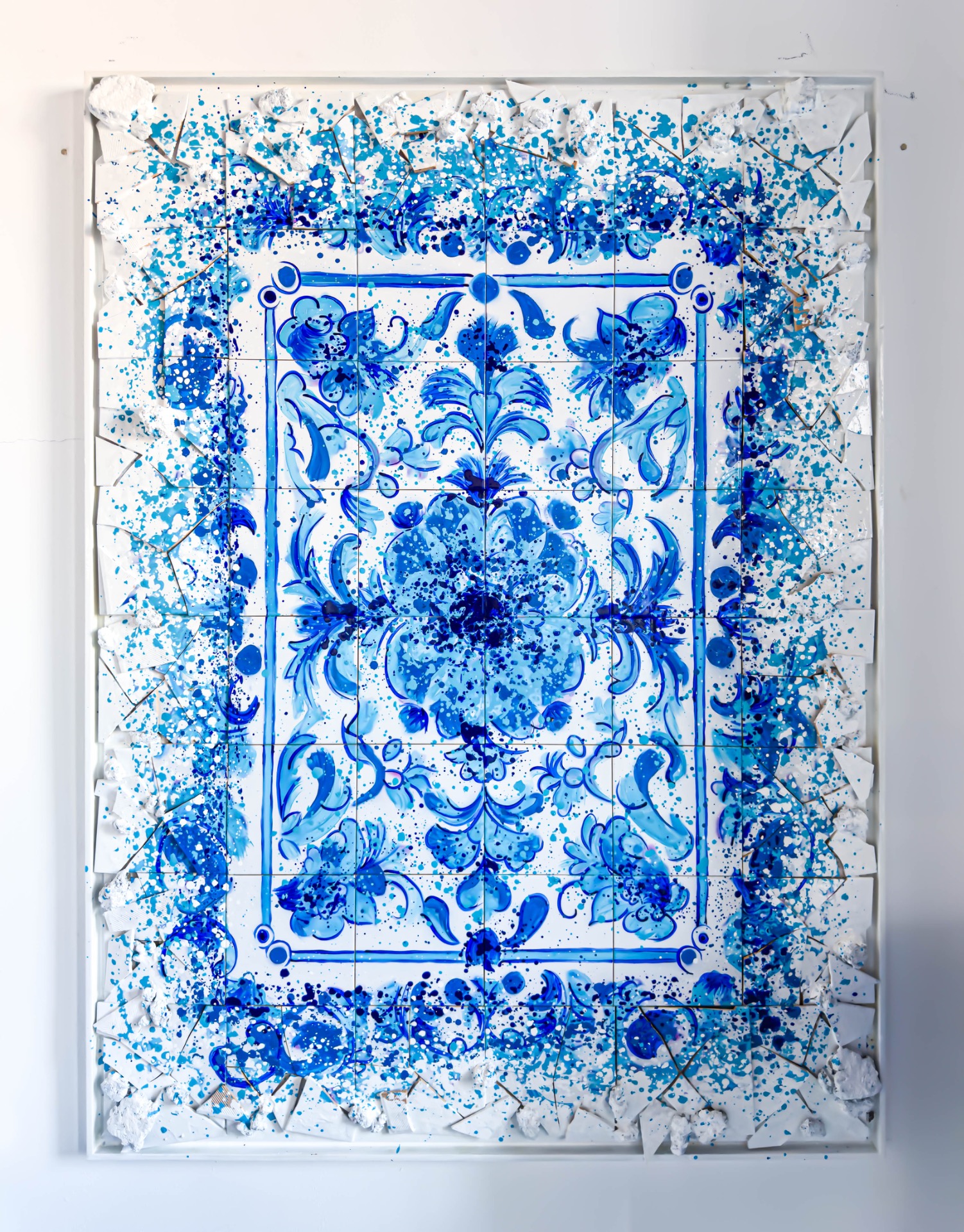 Blue Abstract - 165 cm x 120 cm