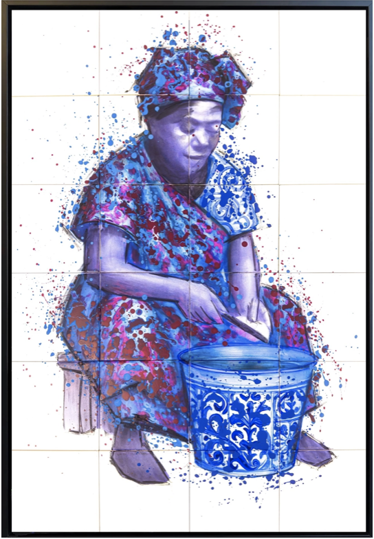 La gardienne de souvenirs-90cmx60cm