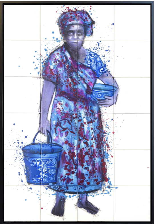 La gardienne de souvenirs 2-90cmx60cm