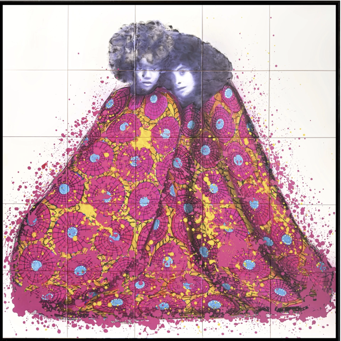 Éclat partagé-100cmx100cm