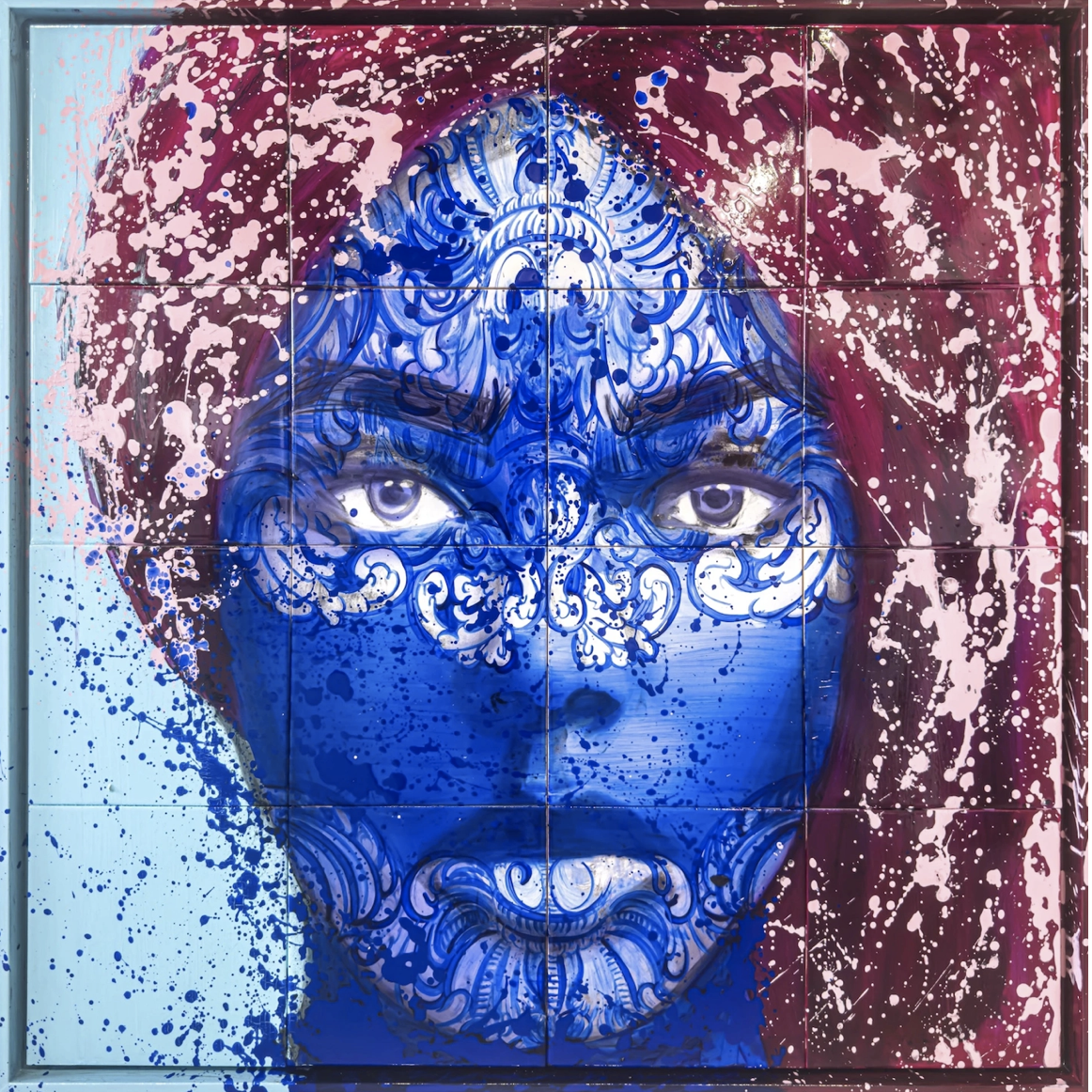 ondes sauvages - 80cmx80cm