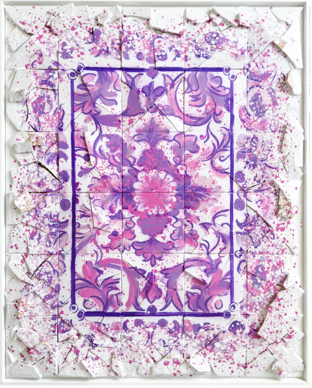 Pink Abstract - 120 cm x 90 cm