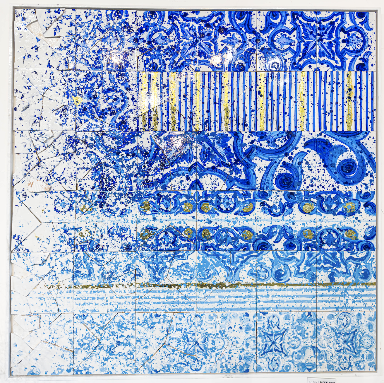 Blue Abstract #3 - 120 cm x 120 cm