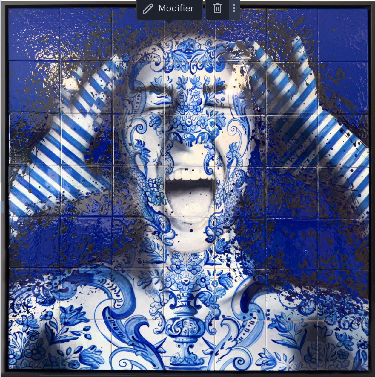 ou es tu ? 105 cm x 105 cm 