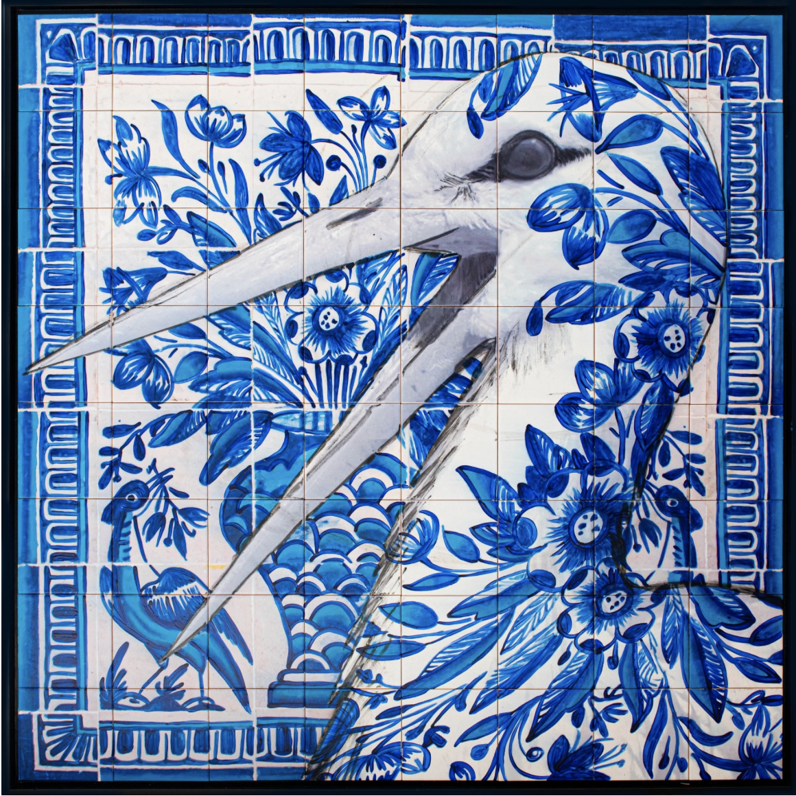 Cigogne 2 , 120 cm x 120 cm